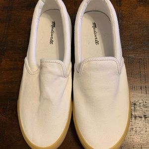 NWOT White Madewell Slip on sneakers